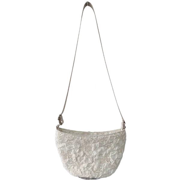 Женская сумка через плечо из полиэстера с морщинистым жаккардовым ремнем-хобо для девочек